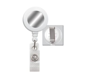 Moulinet rond avec autocollant argenté, crochet et courroie de vinyle renforcés (34 po.) – Image 3