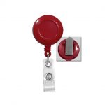 Round Badge Reel with Spring Clip and Vinyl Strap (34 in.)