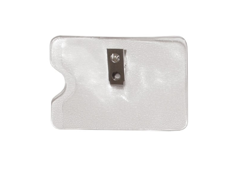 Pochette « texture pelure d'orange » avec pince – Image 2