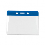 Clear Badge Holder with Color Bar