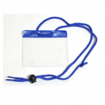 Pochette horizontale avec bande colorée et lanière - grandeur XL