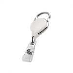 Carabiner Badge Reel With Vinyl Strap and Pressure Release Latch (36")